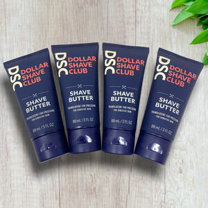 NEW Lot 4 x Dollar Shave Club DSC Shave Butter Sensitive Skin Translucent 6 oz